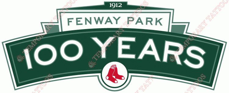 Boston Red Sox Customize Temporary Tattoos Stickers NO.1452